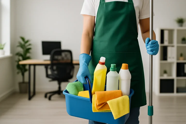 Vue d'Yvetot, illustrant un environnement propice aux services de nettoyage.