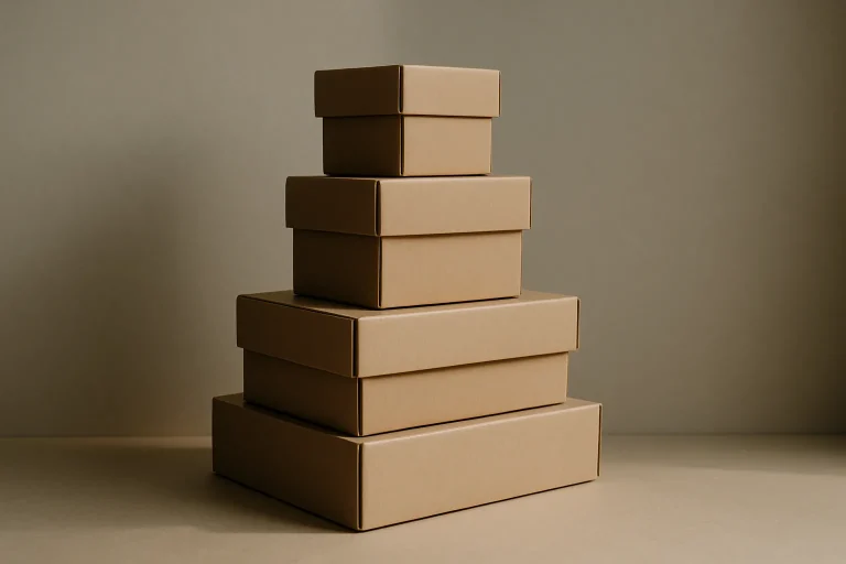 Des boîtes en carton empilées prêtes pour un débarras d'appartement